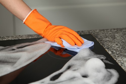Professional one off cleaning service in a home interior
