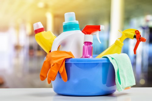 Professional move out cleaning in a bright living room