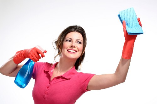 Disinfecting touchpoints as part of shared area cleaning