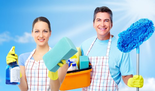 Cleaner restoring a property with one off cleaning methods